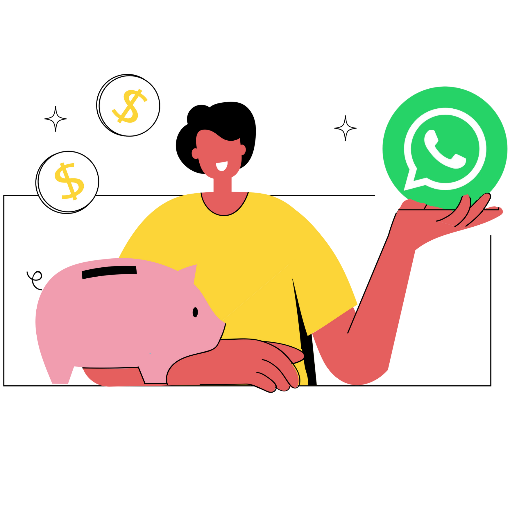 WhatsApp en el teléfono
